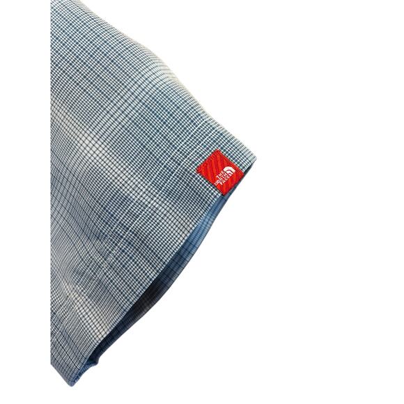 THE NORTH FACE MENS SHORT SLEEVE BUTTON DOWN PLAID SHIRT SIZE S - Picture 4 of 15